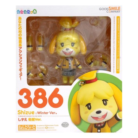 Фигурка Good Smile Company Nendoroid: Изабель зимняя одежда (Shizue Winter Uniform) Перекрёсток животных: С чистого листа (Animal Crossing: New Leaf) (4571368443663) 10 см  