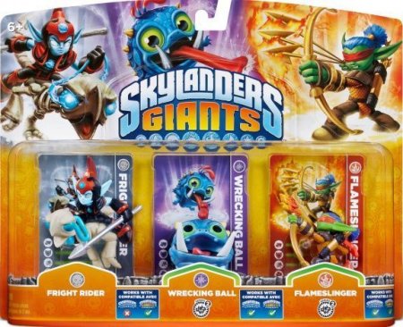 Skylanders Giants:    : Fright Rider, Wrecking Ball, Flameslinger
