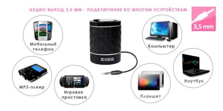 Акустическая система EXEQ SPK-1102 Коричневая для Sony PlayStation Vita