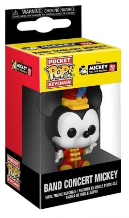   Funko Pocket POP! Keychain:   (Mickey Mouse)  90:  (Mickey's 90th: Band Concert Mickey) (32176-PDQ) 4 