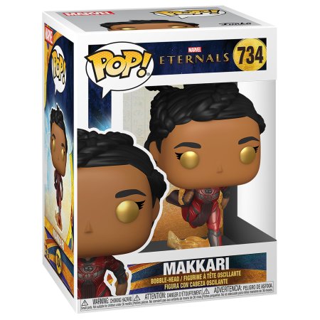 фигурки Фигурка Funko POP! Bobble: Маккари (Makkari) Марвел: Вечные (Marvel Eternals) (49714) 9,5 см