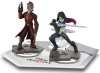 Disney. Infinity 2.0: Набор 2 персонажа + 1 локация: Герои (Звёздный лорд, Гамора) Локация (Стражи Галактики) USED Б/У