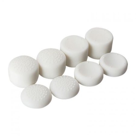 Накладки на стики геймпада Cover for Stick Silicon 8 in 1 White (8 шт)