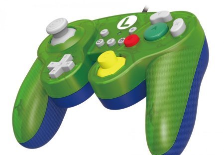 Геймпад проводной Hori Battle Pad Luigi HORI (NSW-136U) (Switch)