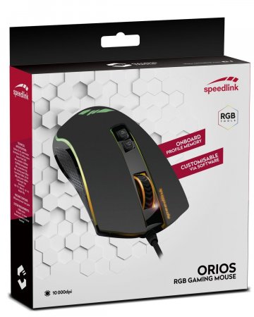   Speedlink Orios RGB Gaming Mouse  (SL-680010-BK) (PC) 