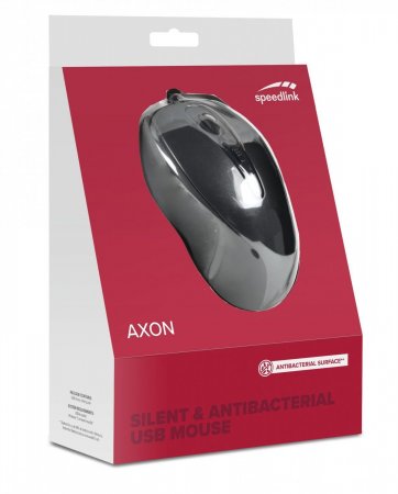   Speedlink Axon Silent/Antibacterial Mouse USB  (SL-610009-RRBK) (PC) 
