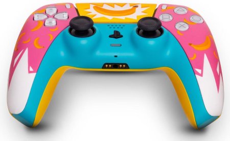 Геймпад беспроводной (кастомизированный) Sony DualSense Wireless Controller (Banana shake) Оригинал RAINBO (PS5)