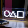  Лампа Paladone: Игра в Кальмара Неоновый Светильник (Squid Game Neon Light) Нетфликс (Netflix) (PP13775SG) (036594) 30 см