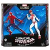      Hasbro: -   (Spiderman and Silk)   (Marvel Legends) (5010994153779) 15  