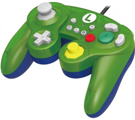 Геймпад проводной Hori Battle Pad Luigi HORI (NSW-136U) (Switch)