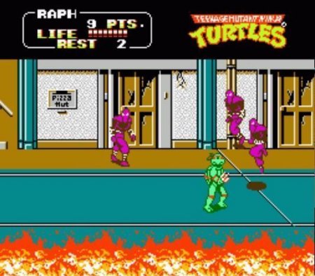 TMNT Teenage Mutant Ninja Turtles 2 (  2)   (8 bit)   