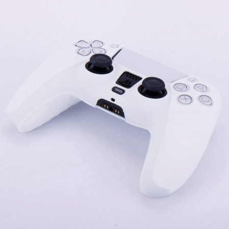 Силиконовый чехол для геймпада Playstation DualSense Белый (PS5)
