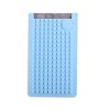 Маленький пиксельный чехол для смартфона (универсальный) Pixel felt phone pocket WY-B009 Серый-Светлоголубой