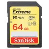 SDXC Карта памяти 64GB (Sandisk) Class 10 Extreme UHS-I (U3) 90MB/s (PC)