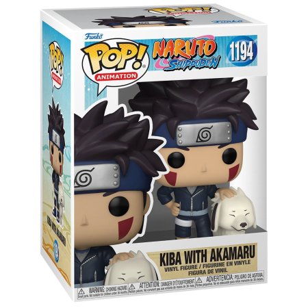 фигурки Фигурка Funko POP! Animation: Киба с Акамару (Kiba w/Akamaru) Наруто: Ураганные хроники (Naruto Shippuden) ((1194) 49804) 9,5 см