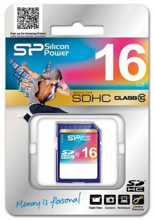 SDXC   16GB SiLicon Power Class 10 (PC) 