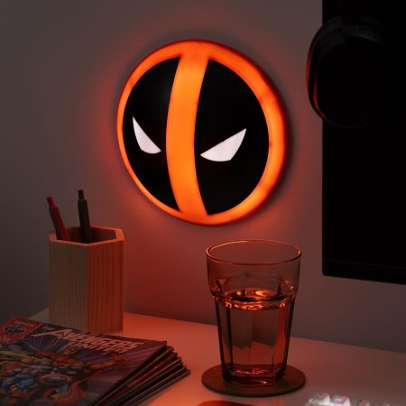  Лампа/Светильник/Ночник Paladone: Дэдпул (Deadpool) Марвел (Marvel) (PP5164DPLV2) (34373) (726539) 10 см