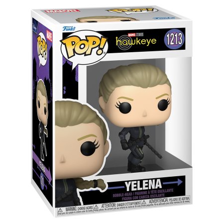 фигурки Фигурка Funko POP! TV: Елена Белова (Yelena Belova) Марвел: Соколиный глаз (Marvel Hawkeye) (59482) 9,5 см