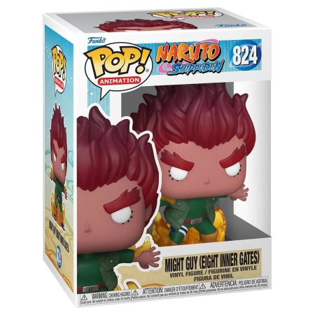 фигурки Фигурка Funko POP! Animation: Майто Гай (Восемь Внутренних Врат) (Might Guy (Eight Inner Gates)) Наруто: Ураганные хроники (Naruto Shippuden) ((824) 50675) 9,5 см
