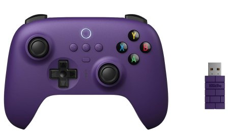 Геймпад беспроводной + Док-станция 8BitDo Ultimate 2.4G Purple (Фиолетовый) (PC/Android) 