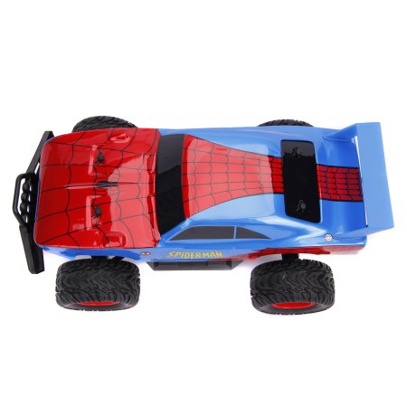  Р/У модель машинки Jada Toys Hollywood Rides: Дейтона Форд Раптор на Шасси (Daytona Ford Raptor Chassis) Человек Паук (Spiderman) (30761) 1:12
