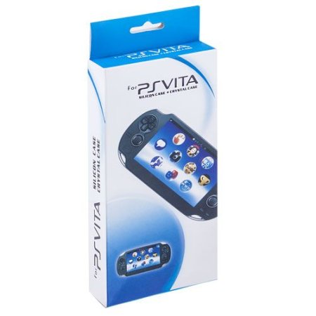 Чехол Пластик под Металл (Crystal Case) Черный для 1000 модели (PS Vita) для Sony PlayStation Vita