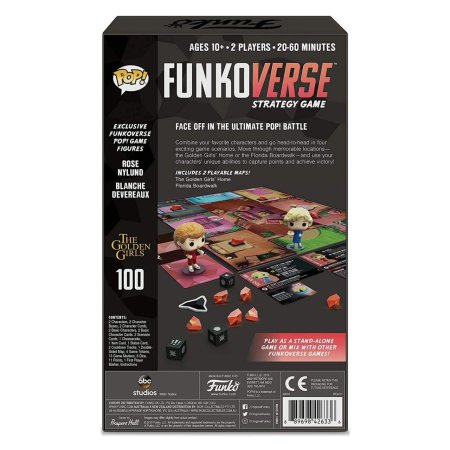  Настольная игра POP! Funkoverse: Золотые девочки (The Golden Girls) 100 Expandalone (42633)