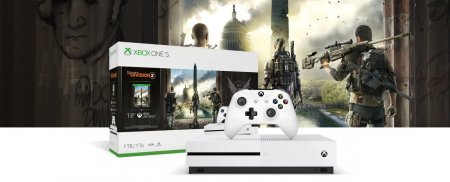   Microsoft Xbox One S 1Tb Rus  +  Tom Clancys The Division 2    