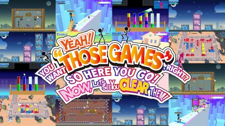 игра YEAH! YOU WANT "THOSE GAMES," RIGHT? SO HERE YOU GO! NOW, LET’S SEE YOU CLEAR THEM! 1+2 (Switch) для Nintendo Switch