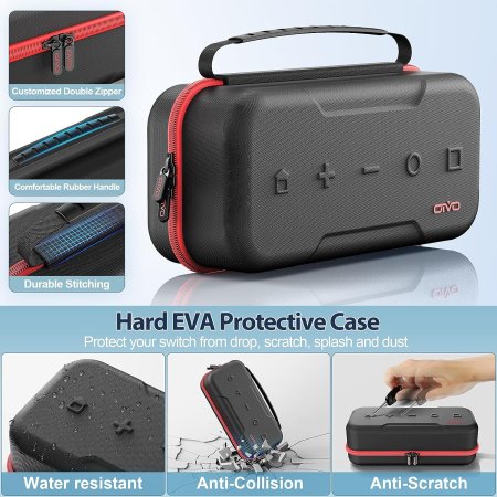 - Carry Case Oivo (IV-SW188) Red () (Switch/Switch OLED)