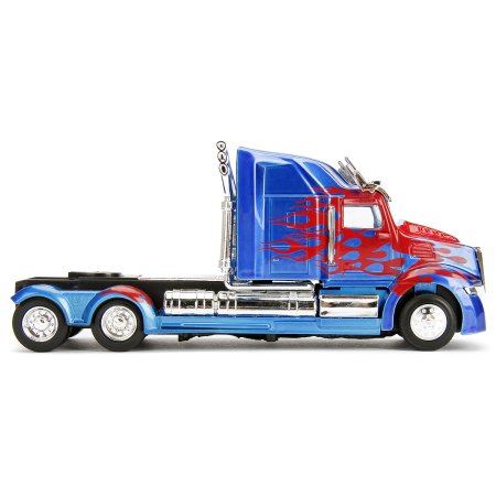 Модель машинки Jada Toys Hollywood Rides: Западный Звездный Грузовик Оптимус Прайм (Western Star Truck-Optimus Prime) Трансформеры (Transformers) (98398) 1:32 