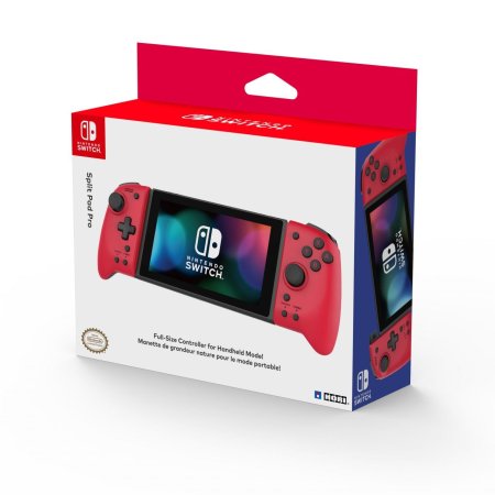 Набор из 2-х контроллеров Joy-Con Split pad pro Вулканический красный (Volcanic Red) Hori (NSW-300U) (Switch)