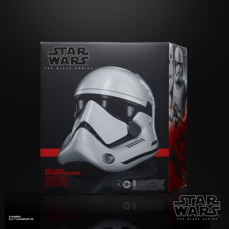  Шлем (Реплика) Hasbro: Штурмовик Первого Порядка (First Order Stormtrooper) Звездные Войны Черная Серия (Star Wars Black Series) (F0012)