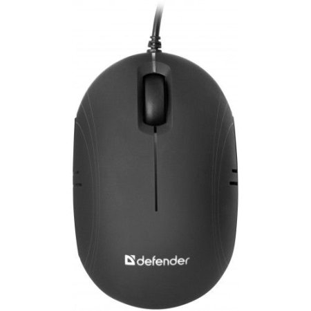 Мышь DEFENDER Rainbow MS-770L, чёрная (PC) 