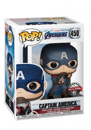  Funko POP! Bobble:   (Captain America) :  (Avengers Endgame) (36661) 9,5 