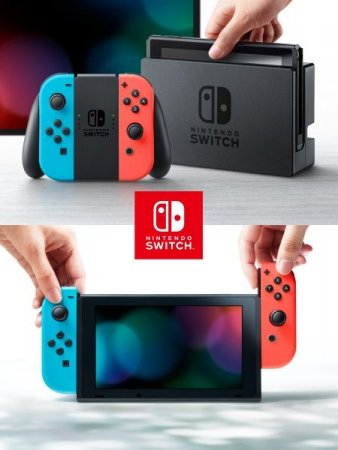   Nintendo Switch Neon Red/Neon Blue (-)