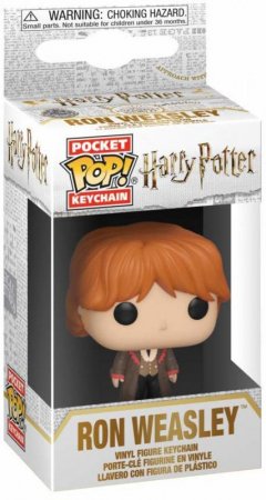   Funko Pocket POP! Keychain:   (Harry Potter)    (Ron (Yule)) (42630-PDQ) 4 