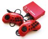 Игровая приставка 8 bit + 16 bit Hamy 4 (350 в 1) + 350 встроенных игр + 2 геймпада + USB кабель (Красная)
