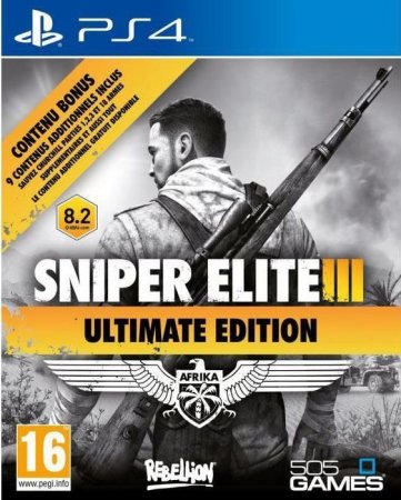  Sniper Elite 3 (III) Ultimate Edition (PS4) USED / Playstation 4