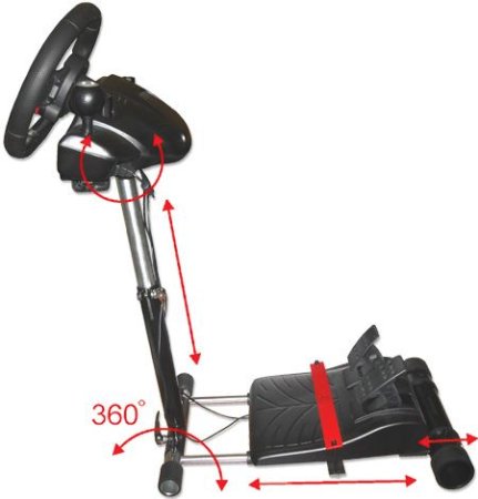  Подставка для руля Wheel Stand Pro STANDARD для Logitech GT / DFP / FX / Black MOMO 