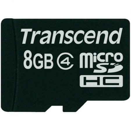 MicroSD Карта памяти 8GB (Transcend) Class 4 (PC) 