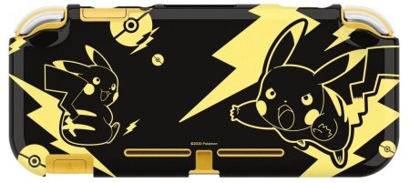 Чехол-сумка Duraflexi Protector (Pikachu Black & Gold) HORI (NS2-076U) (Switch Lite)