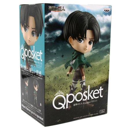 Фигурка Banpresto Q Posket: Леви Вер А (Levi (Ver.A)) Атака титанов (Attack On Titan) (0045557105259) 14 см