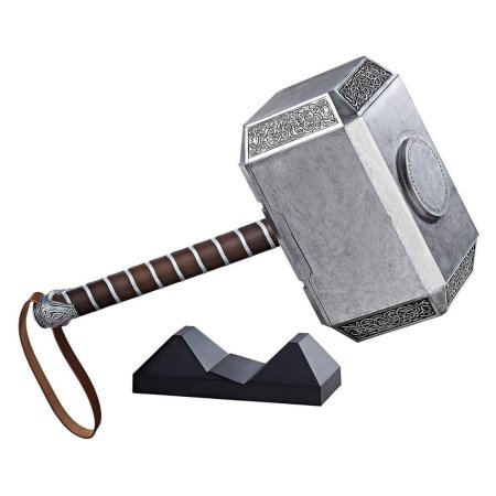 Электронный молот Hasbro: Молот Тора Мьельнир (Thor Mjolnir Hammer) Марвел: Мстители (Marvel: Avengers) (C1881) Реплика 50 см