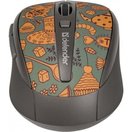 Мышь беспроводная DEFENDER To-GO MS-585 Nano, Wonderland (PC) 