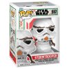 фигурки Фигурка Funko POP! Bobble: Праздничный Штурмовик Снеговик (Holiday Stormtrooper Snowman) Звездные Войны (Star Wars) ((557) 64338) 9,5 см