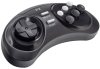 Игровая приставка 16 bit Sega Retro Genesis Modern Wireless (225 в 1) + 225 встроенных игр + 2 беспроводных геймпада (Черная)