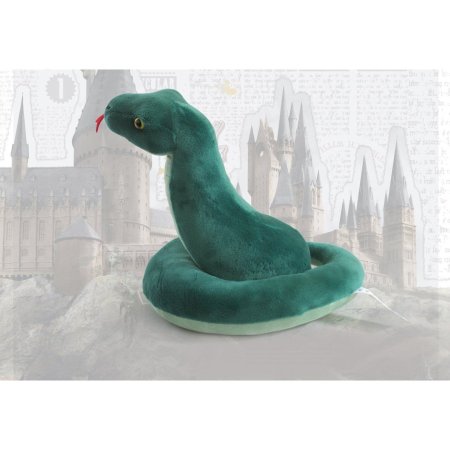  Мягкая игрушка The Noble Collection: Талисман Слизерина "Змея" (Slytherin Mascot "Snake") Гарри Поттер (Harry Potter) 22 см + Подушка 34 см