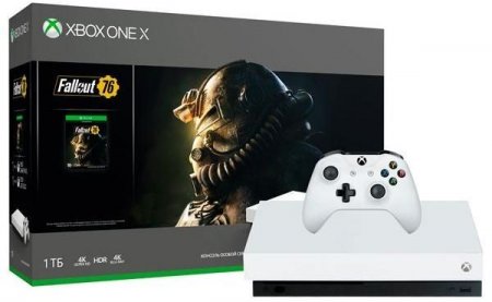   Microsoft Xbox One X 1Tb Eur  +  Fallout 76 