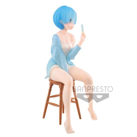 Фигурка Banpresto: Рем (Rem Summer Ver.) Жизнь с нуля в альтернативном мире - Время для отдыха ( Re:Zero Starting Life In Another World Relax Time) (BP17719P) 20 см 